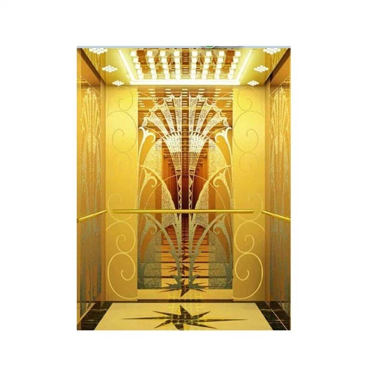 Etched-Stainless-Steel-Lift-Passenger-Elevator-For